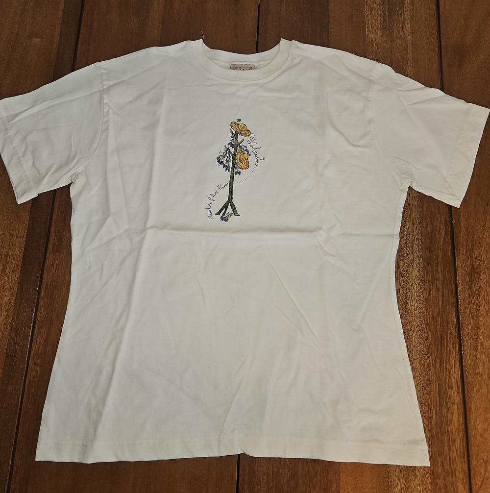 Woolrich White Short-Sleeve Floral Graphic Tee